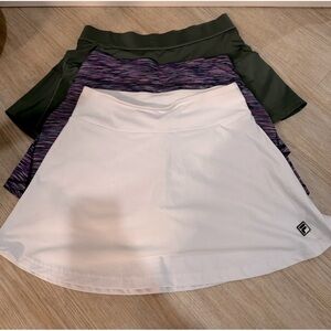 Set of 3 tennis skirts